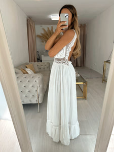 Robe longue bianca