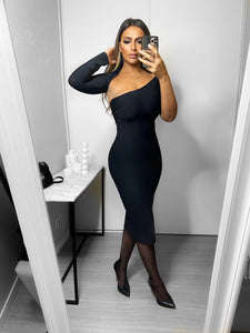 Robe bandage noire