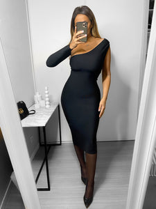 Robe bandage noire